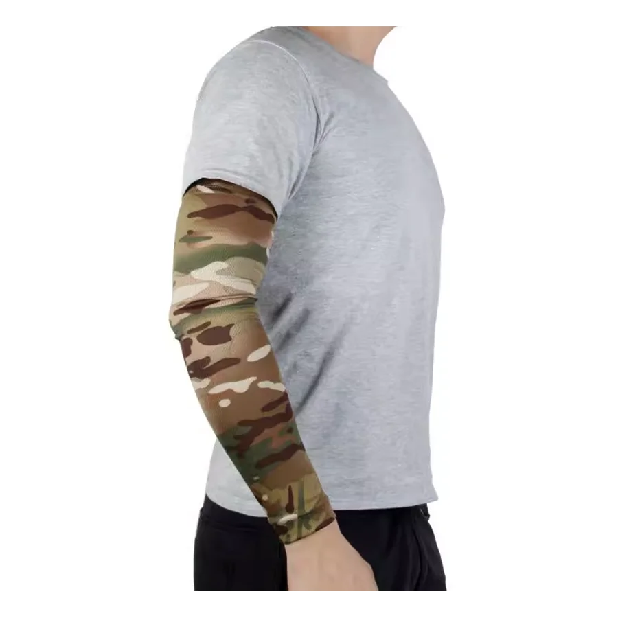 Breathable Mesh Arm Sleeves Tactical Outdoor Hiking Caming Sunscreen Sleeves Pair/set