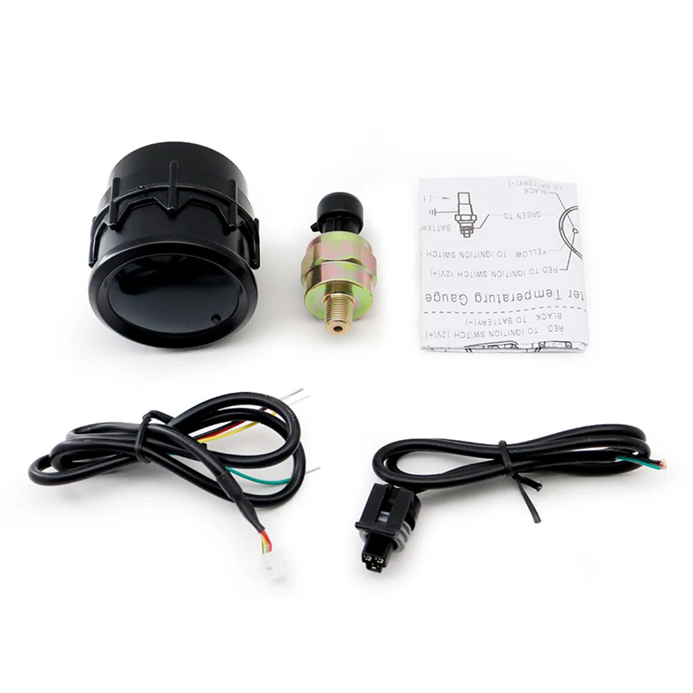 2,52mm LED Getönte 7-Farben-Serie: Boost/Wassertemperatur/Öltemperatur/Öldruck/Voltmeter/Luft-Kraftstoff-Verhältnis/EGT/Drehzahlmesser für Fahrzeuge – Detail 18