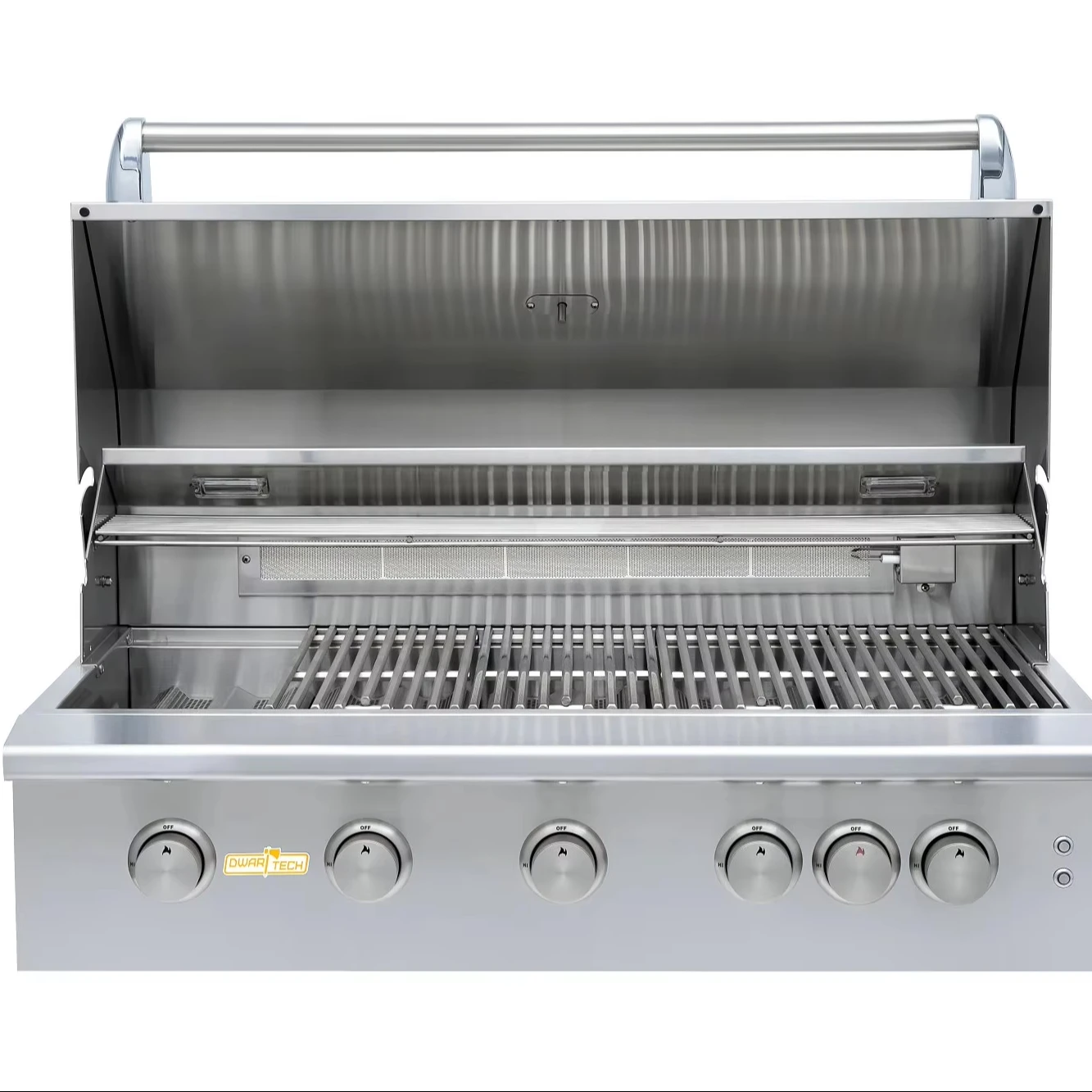 Heavy-Duty Stainless Steel 5-Burner Gas BBQ Grill Multifunctional Outdoor Kitchen Infrared Burner Modern Luxury Design Premium