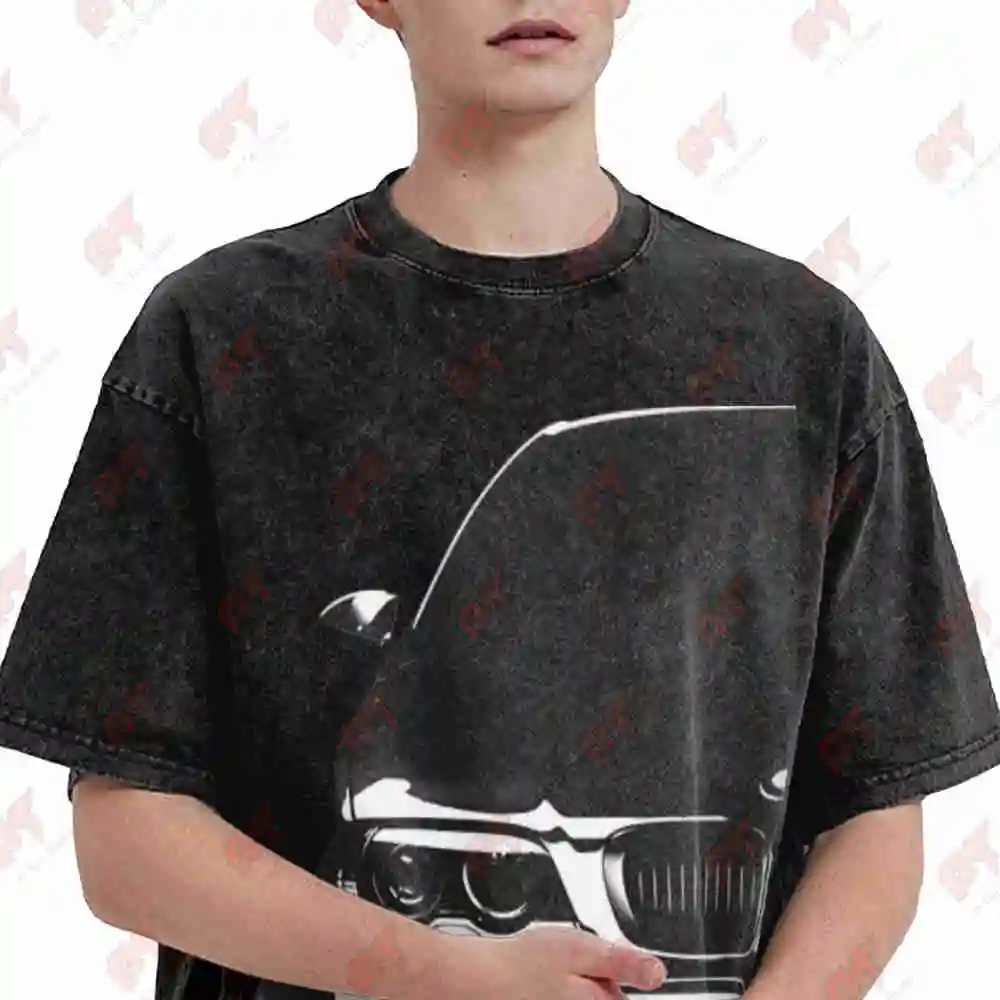 E46 M3 Tuning Race Car Vintage Washed Tee Pure Cotton T-Shirt
