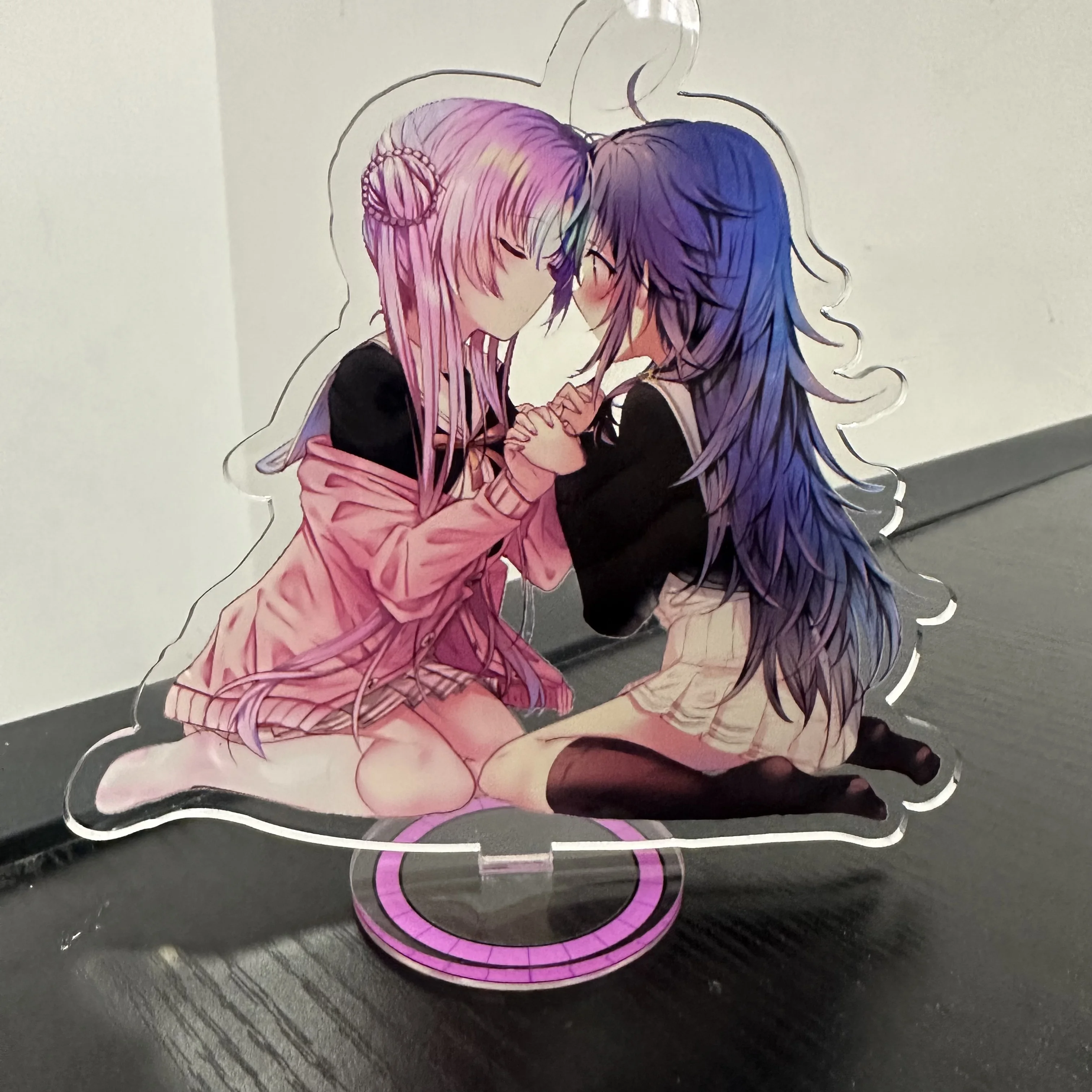 Anime Hoshikuzu Telepath Figure Akeuchi Yuu Konohoshi Umika Cosplay Acrylic Stand Model Plate Desk Decor Standing Sign Fans Gift