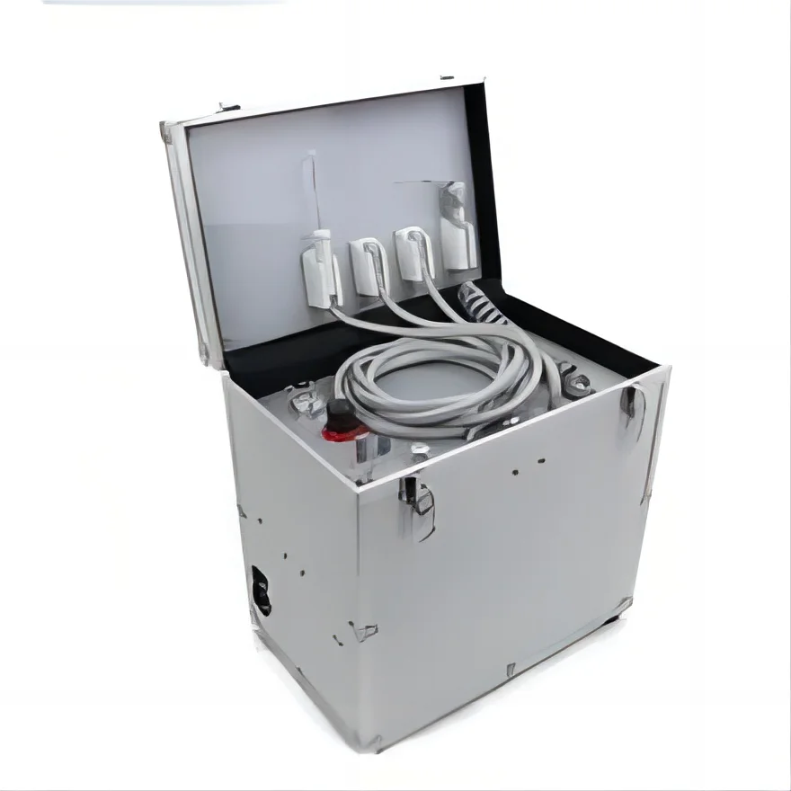 

Portable Dental Unit With Air Compressor Dentistry Tool Dentist Instrument Treatment Machine