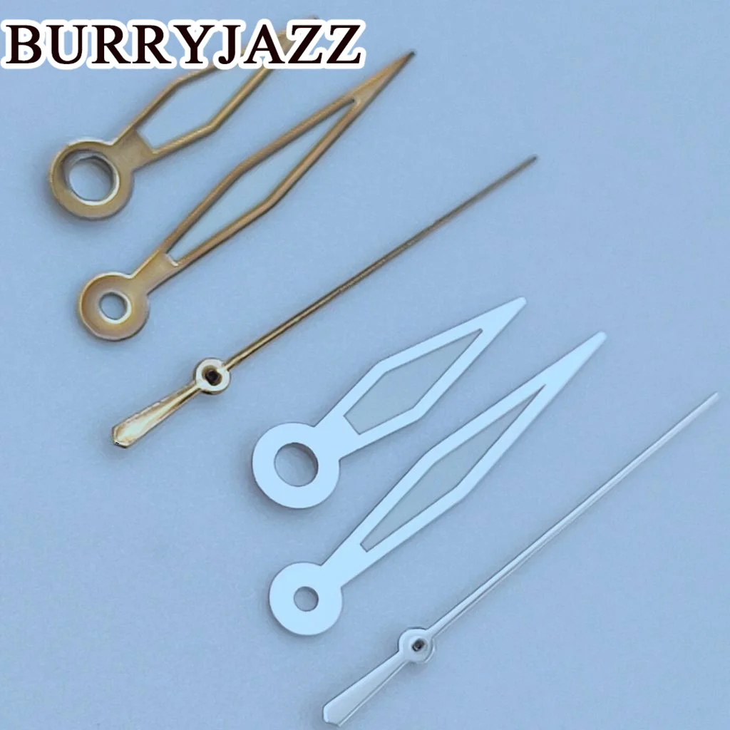 BURRYJAZZ NH35 NH36 NH38 7S26 7S36 4R35 4R36 Watch Hands Silver Rose Gold Hands Green Luminous