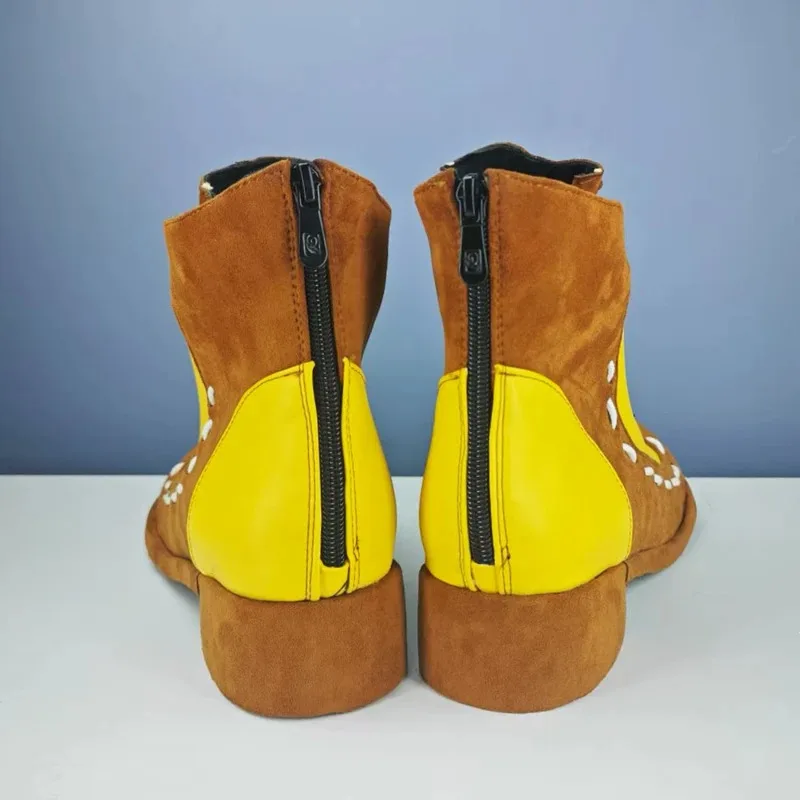 รองเท้าคอสเพลย์ Don Quixote จาก Game Limbus Company อุปกรณ์ประกอบคอสเพลย์ สำหรับงานฮาโลวีน งานคาร์นิวัล รองเท้าบูท PU สำหรับผู้ชายและผู้หญิง อุปกรณ์เสริมสำหรับชุดคอสเพลย์