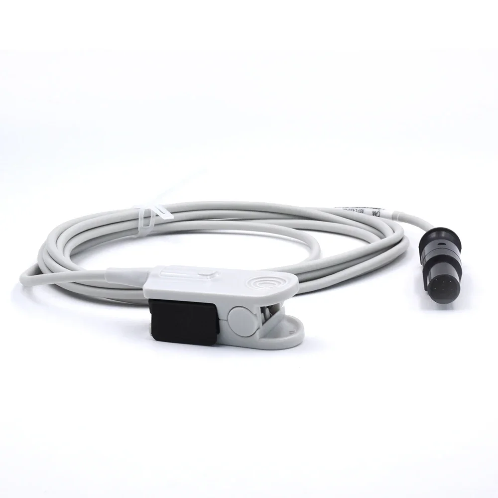 ใช้งานร่วมกับ Spacelabs 90501/90419/01 ผู้ใหญ่คลิปนิ้วมือ spo2 เซ็นเซอร์, เชื่อมต่อโดยตรง 7 pin spo2 Probe