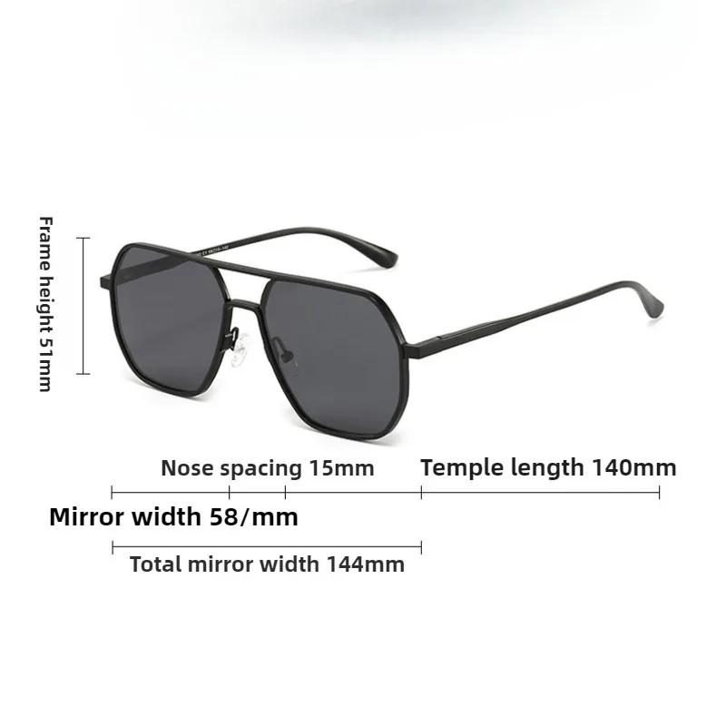 Polarisierte Sonnenbrille Herren Angeln Farbwechsel Sonnenbrille Tag Nacht Dual-Use Smart Photochromic – Detail 7