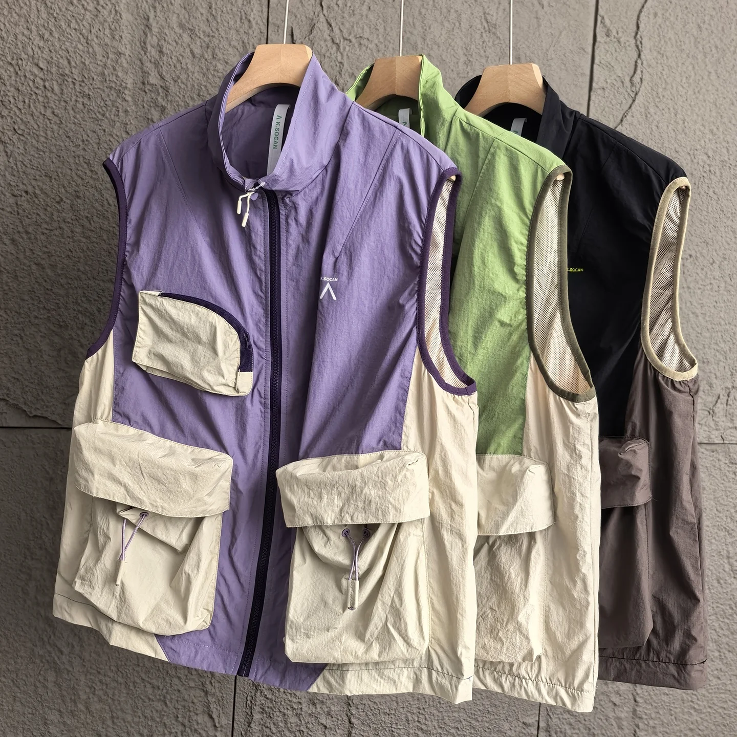 

Надежный водостойкий жилет для мужчин и женщин с множеством кетов и цветовым дизайном, летняя спецодежда