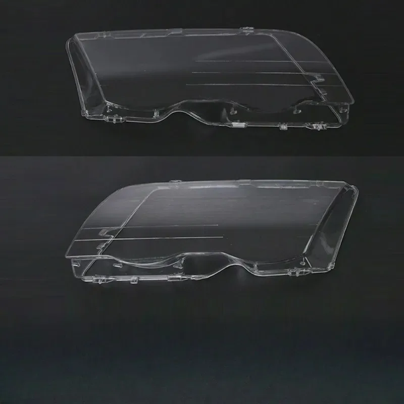 

Новинка для E46 3 серии 1998-2001, пара крышек для линз фар, яркая крышка для фар, маска для фар, абажур для фар