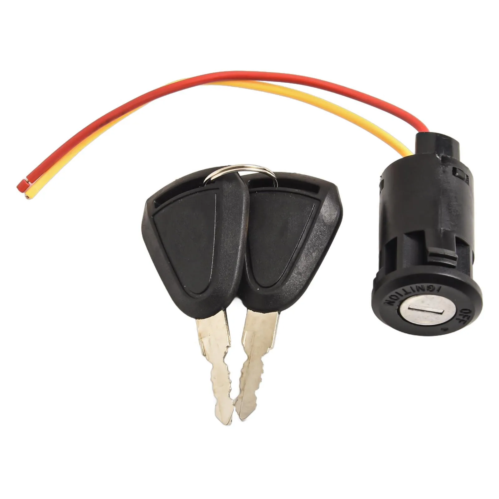 Ignition Key Ebike Switch 2 Wire Position Replace Scooter  Part Black Electric Door Lock For Electric Scooter E-Bike Lock Key