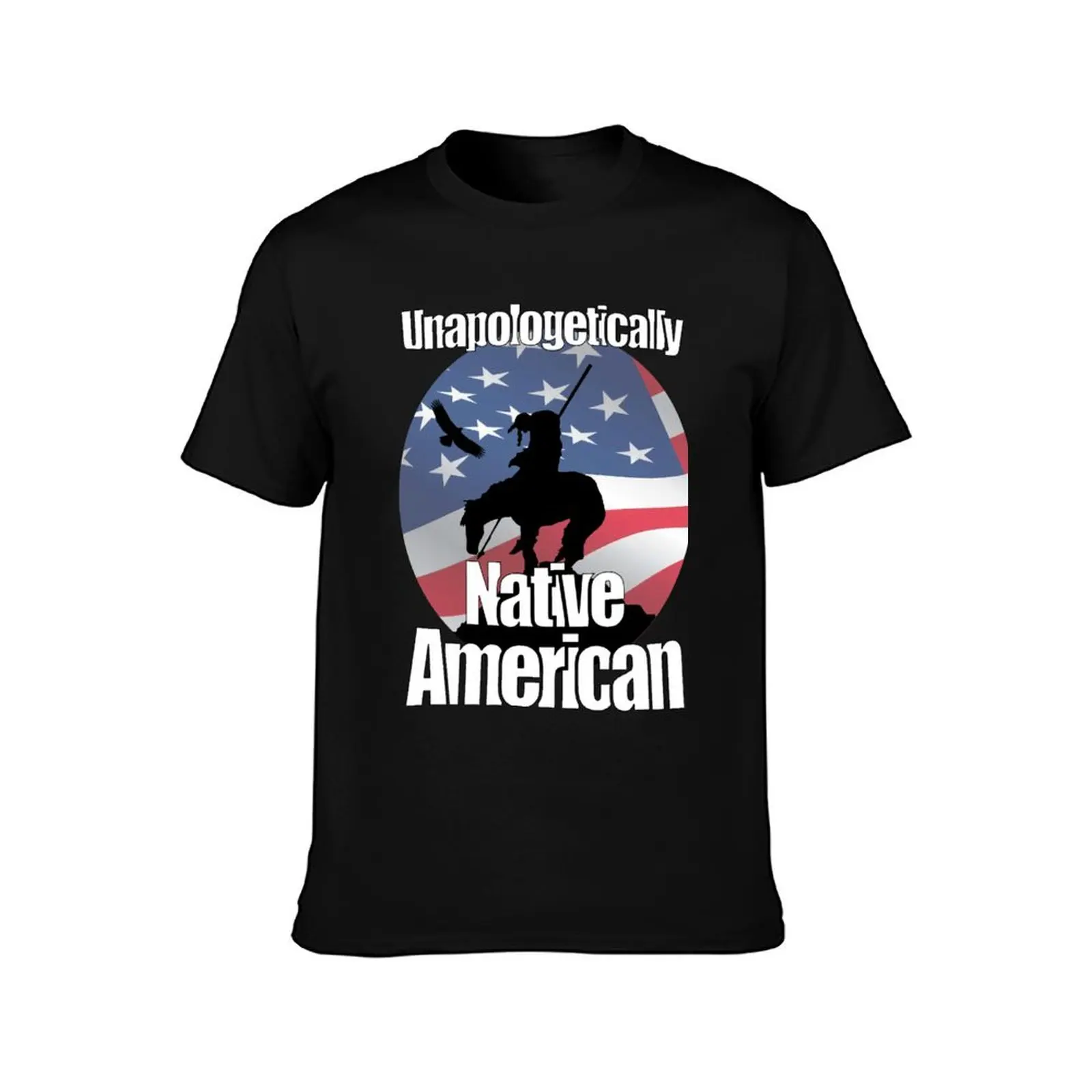 End of the Trail Unapologetically Native American T-Shirt Trendy Print Short Sleeve T-Shirt