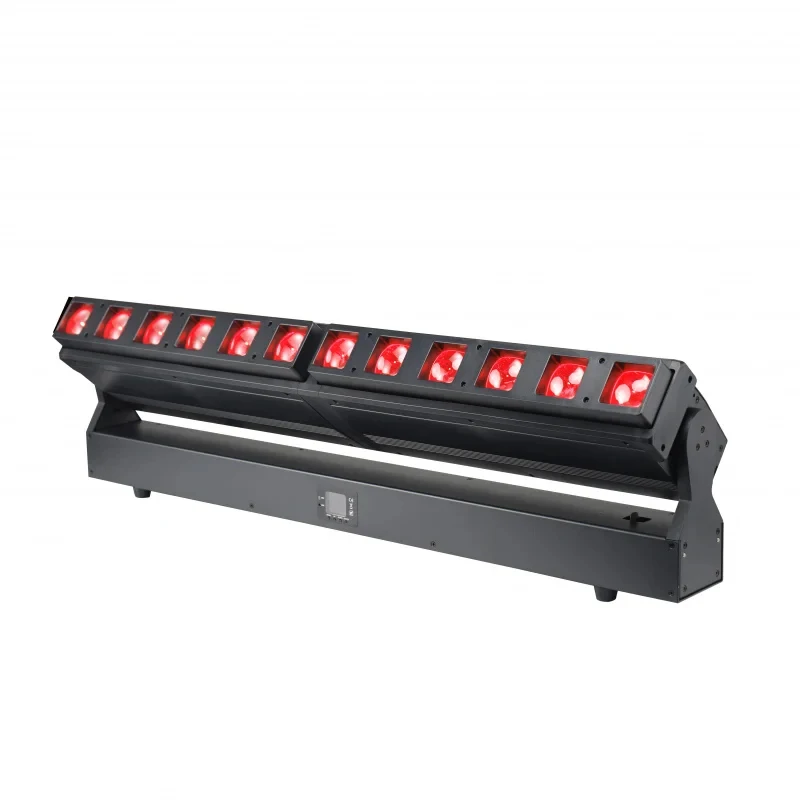 

12pcsX40W DMX Moving Zoom Bar LED Light Pixel Control Wall Event Decorative LED Lighting for DJ Wedding Stage LED Light