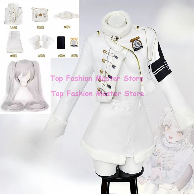 

Костюм для косплея CoserStar-SR Game Victory Blanc Fortune Express, карнавальный наряд для ролевых игр, парик