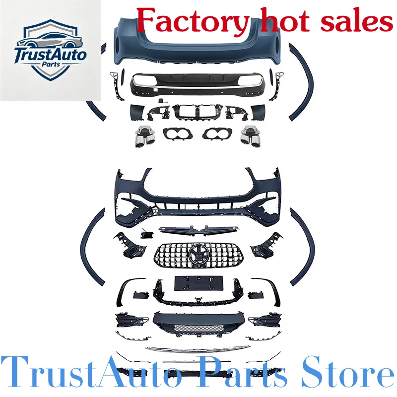 

Hot Selling TreasuresCar Accsori Enhanced Styling Body Kit Front Rear Bumper Hood Headlight Grille Fron TrustAuto Parts Store