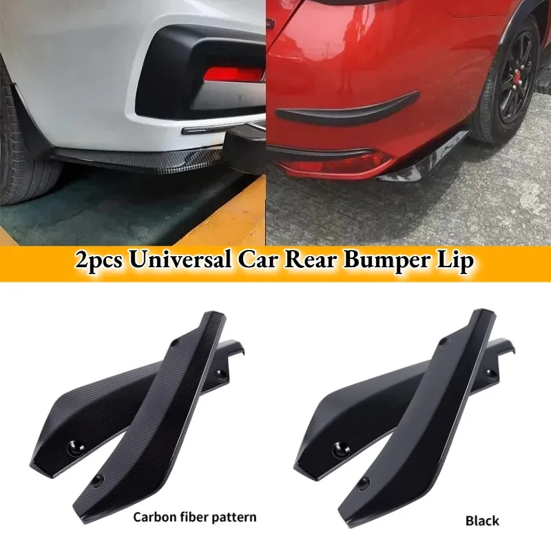Universeller Auto-Frontstoßstangen-Spoiler, Heckdiffusor, Kratzschutz, Carbon-Fiber-Winglets, Seitenschweller-Erweiterung