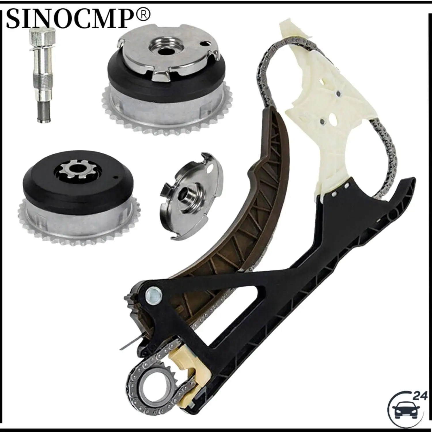 

N51 N52 N54 N55 S55 Комплект цепи ГРМ Выхлопной впускной распределительный вал VVT 11317523884 Для BMW 320 328 X5 N51 N52 S55 435I 525I X3 X5 X6