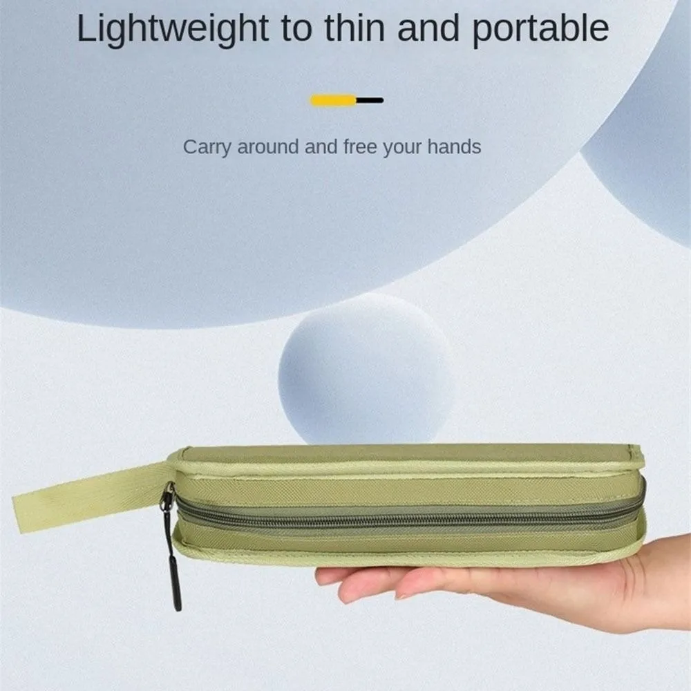 

Сверхлегкий складной табурет из ткани Оксфорд, однотонный портативный табурет на молнии с защитой от брызг воды, износостойкий