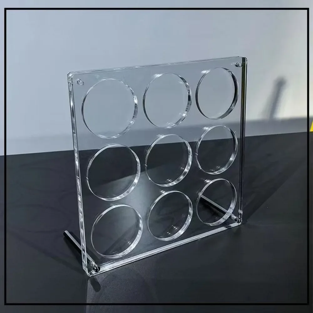 Acrylic Badge Porous Transparent Showing Stand Storage Box Goods Acrylic Display Stand Showing Stand Set Badge Not Included