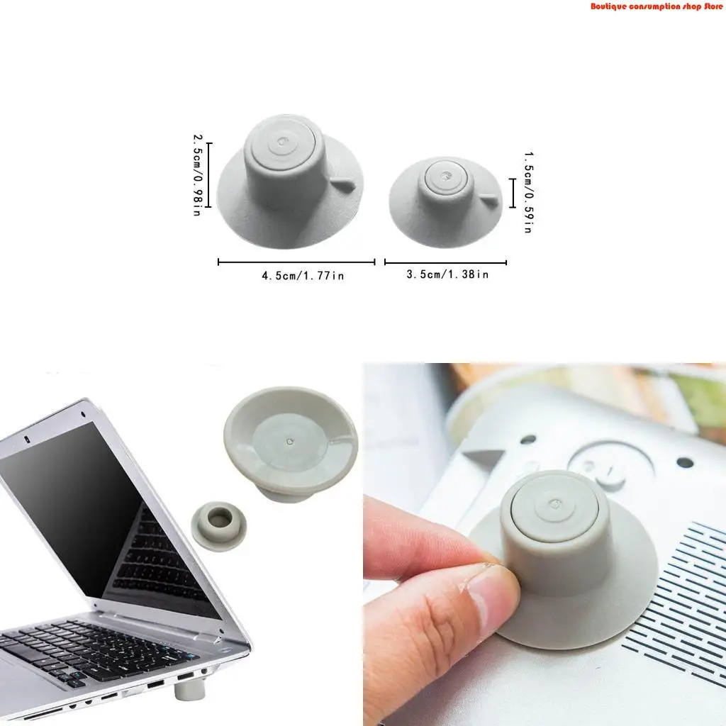 L9NA Laptop Base Sucker Thermal Pads Bracket 4PCS For Notebook Heat Dissipation