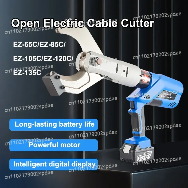 Portable Cordless Rechargeable Hydraulic Cable Cutter Electrician Wire Cutting Tool
