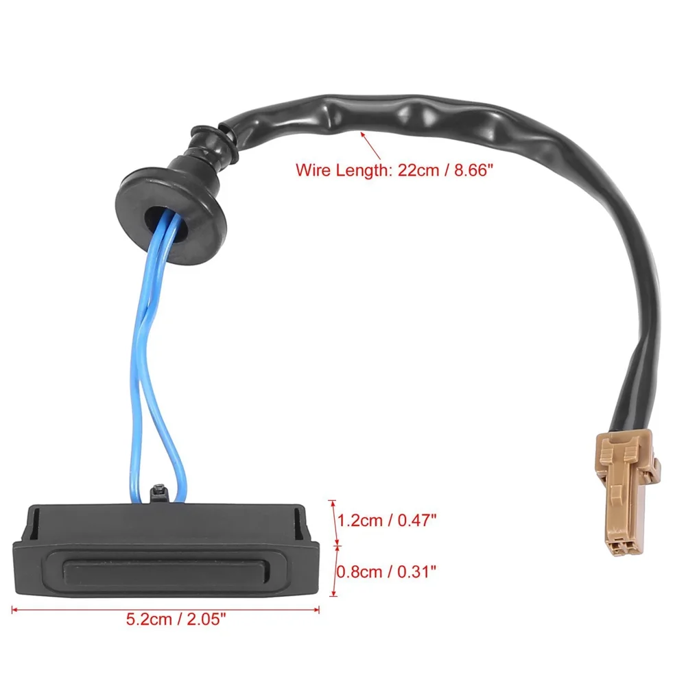 

1 Set Release Switch Release Trunk Switch Tailgate Release Release Switch 2007-2013 22cm / 8.66\\\" Car Tailgate