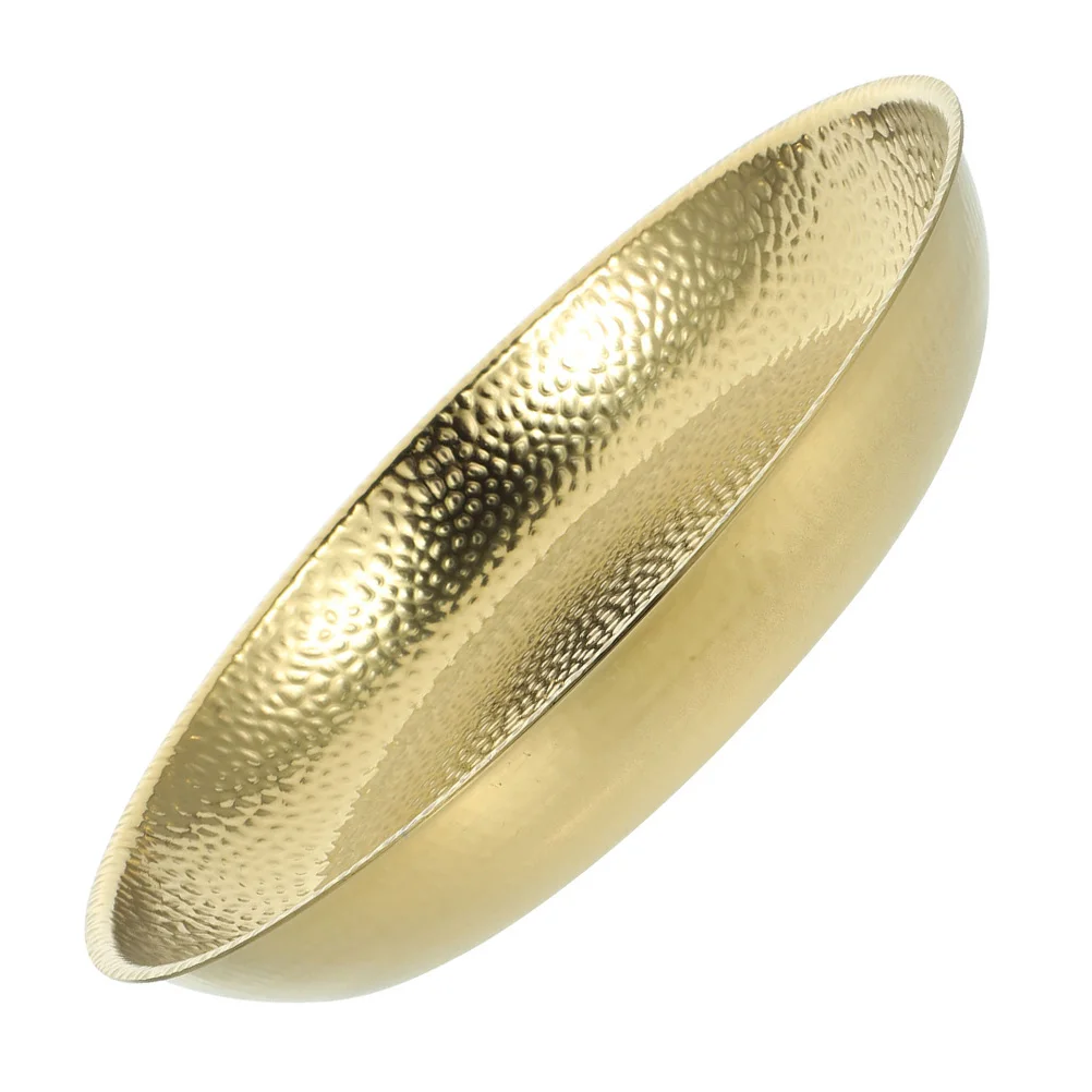 

Stainless Steel Round Plate Hammered Finish For Serving Pasta Salad Fruit Steak Western Food Kitchen Appetizer Snack