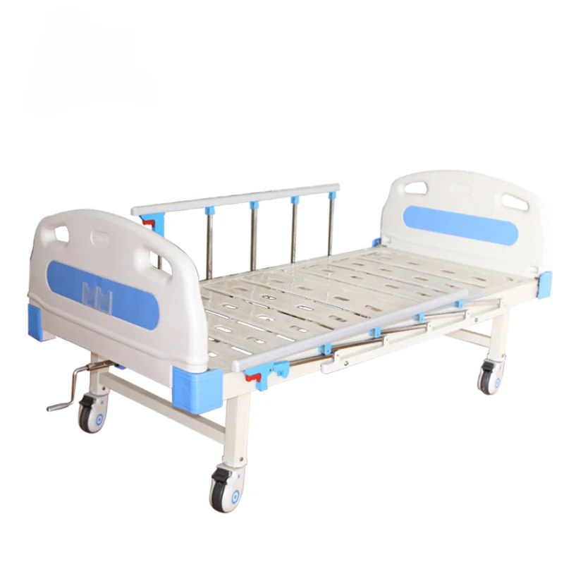 one function hospital manual bed single crank medical patient bed