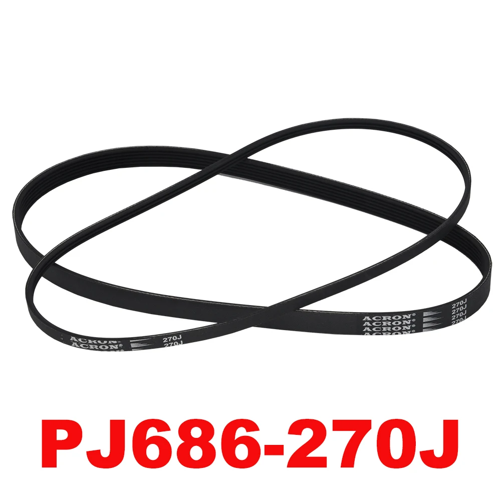 PJ686 270J V-Belt 3/4/5/6/7/8 Ribs For RC Model Motor Transmission Timing Belt