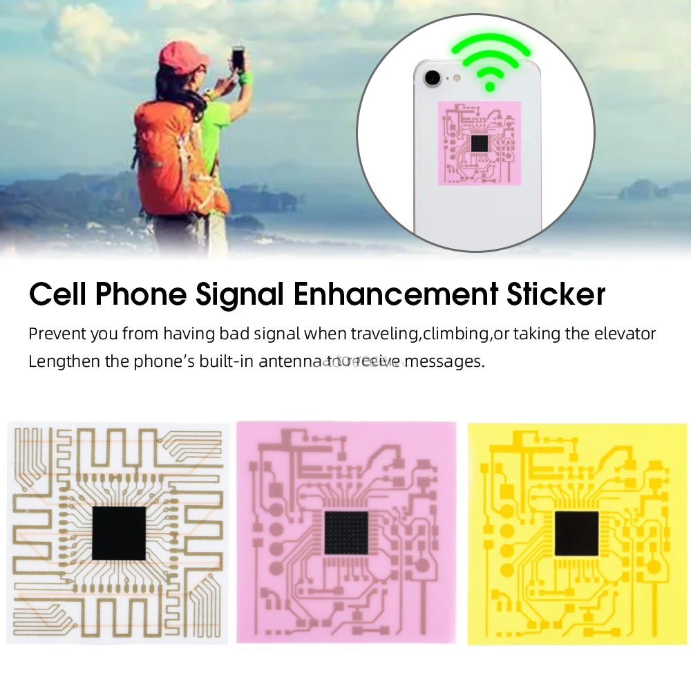 Stickers-Signal Booster Mobile Phone Signal Enhancement Stickers Phone Signal Amplifier Mobile Phone 4G Amplifier For Cell Phone