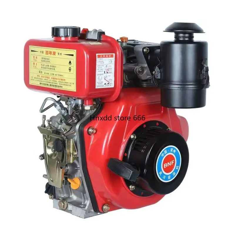 Air-cooled single-cylinder diesel engine suction pump trenching micro-tiller