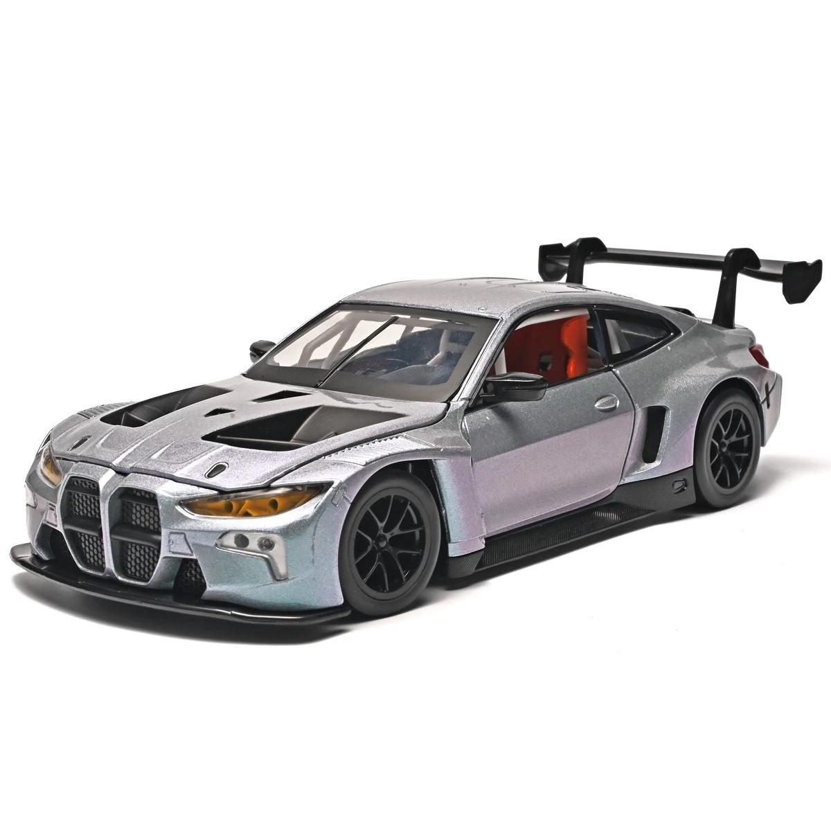1:24 M4 GT3 Supercar Alloy Metal Diecast Model Cars Home Decoration Computer Desktop Present