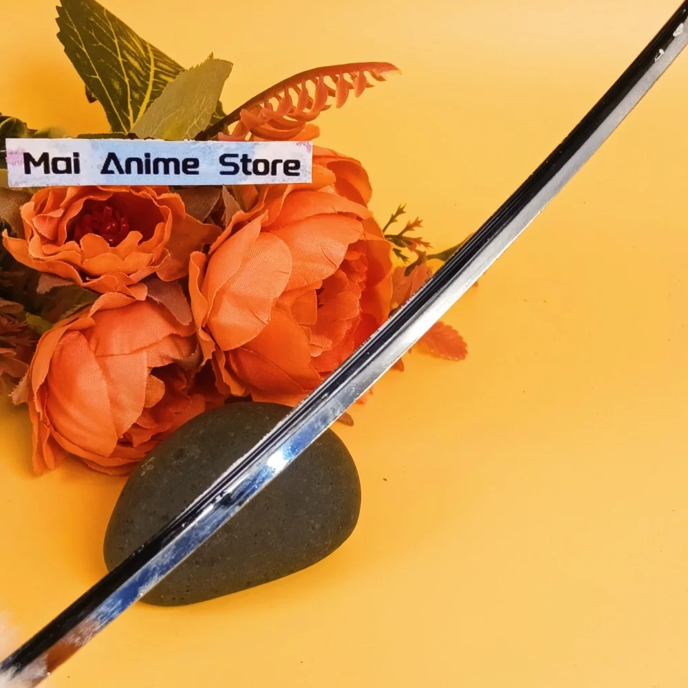 10-calowa stalowa katana Roronoa Zoro, katana w naturalnym rozmiarze, żelazny nóż ninja, oryginalna szabla samurajska, metalowy miecz anime Zoro, niedoładowana zabawka, prezent