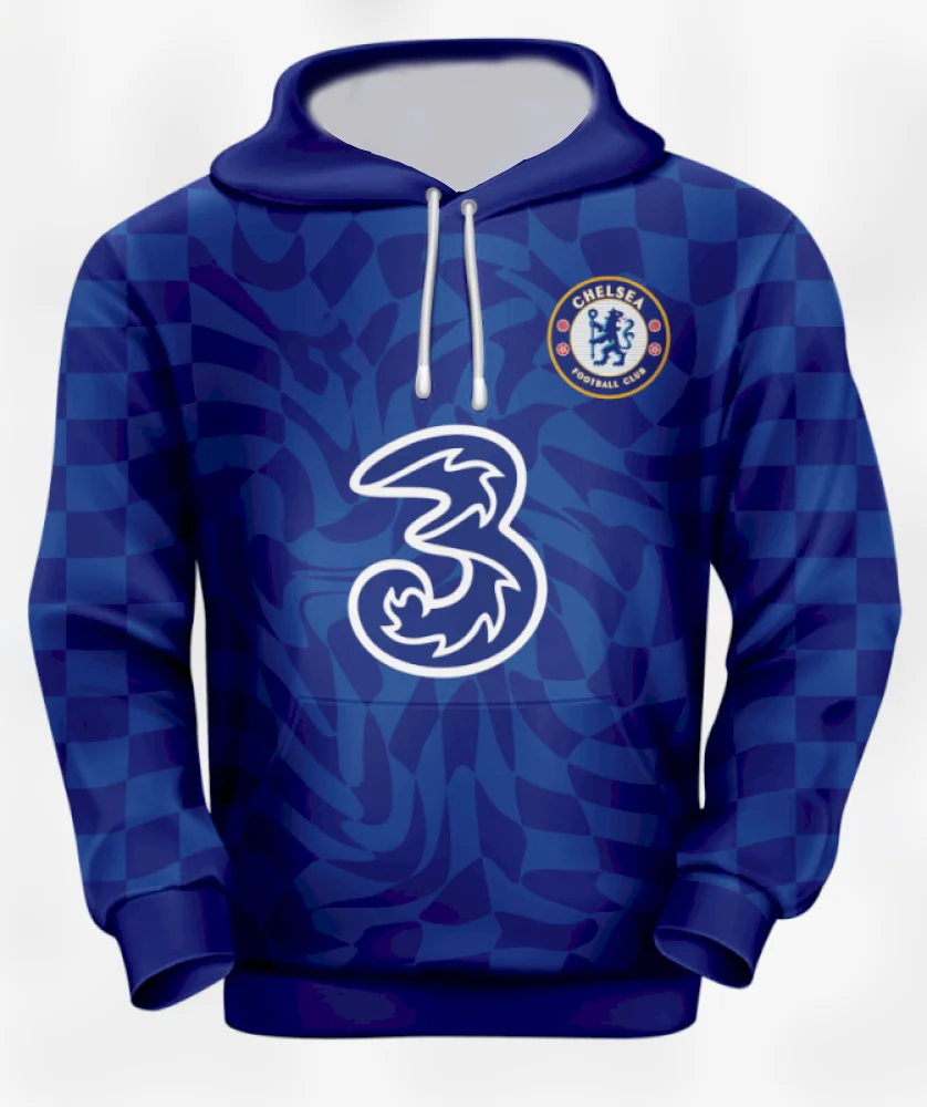 New Europe America Spring Autumn Winter Hoodie Football Sweater Chelsea Fan Outdoor Sports Comfortable Pullover Adult Children