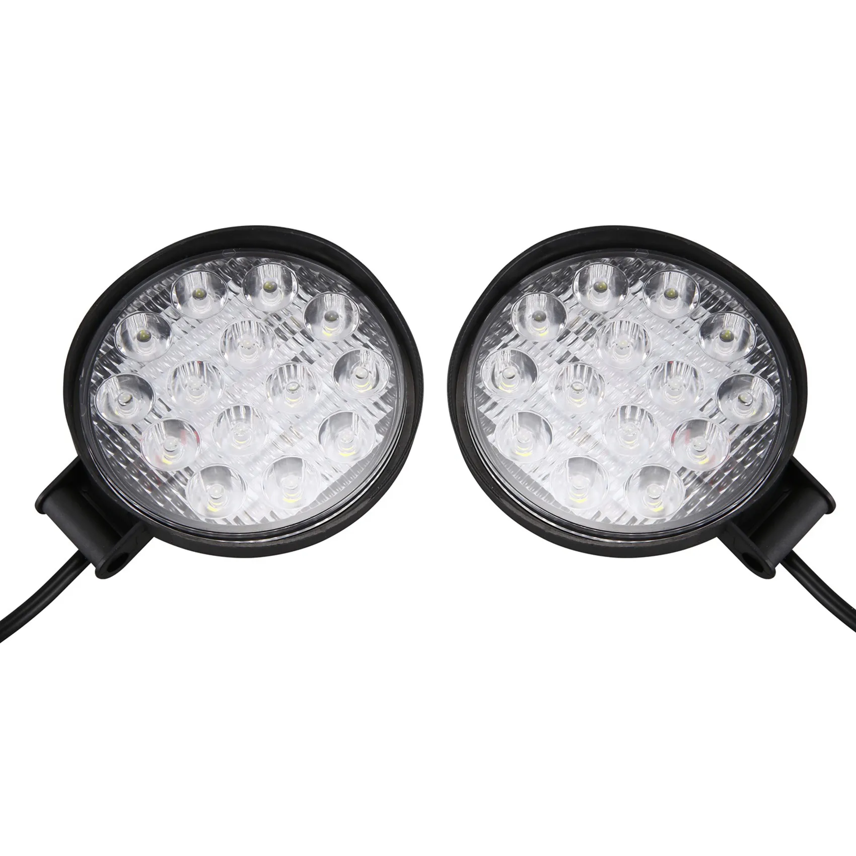 Светодиодная панель Well, 4 шт., 4 дюйма, 140 Вт, 14000 лм, круглый прожектор, внедорожный противотуманный бампер на крыше для вождения