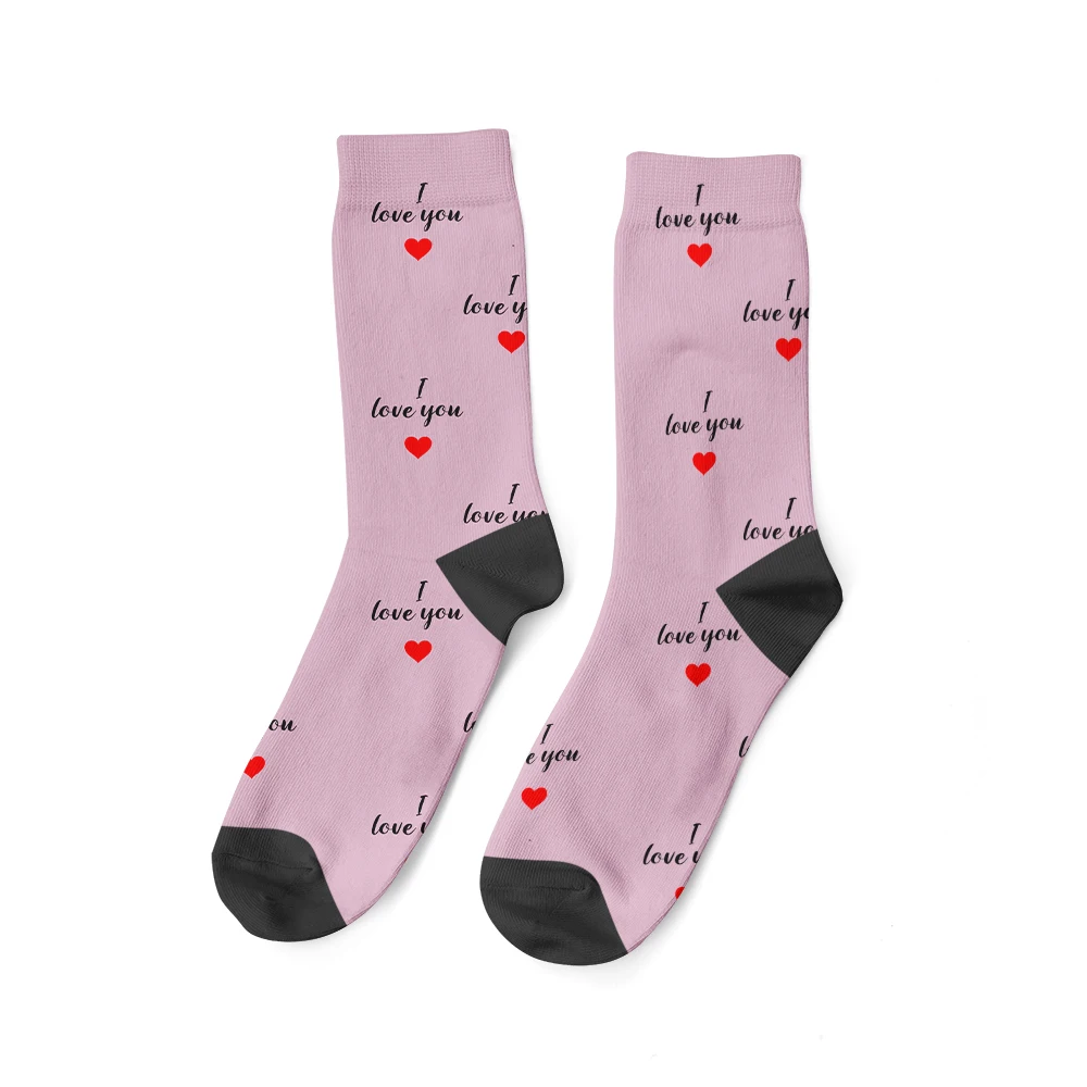 Custom Face Socks Personalized Socks For Women Men Custom Color Socks With Faces Text I Love You Anniversary/ Wedding Gift