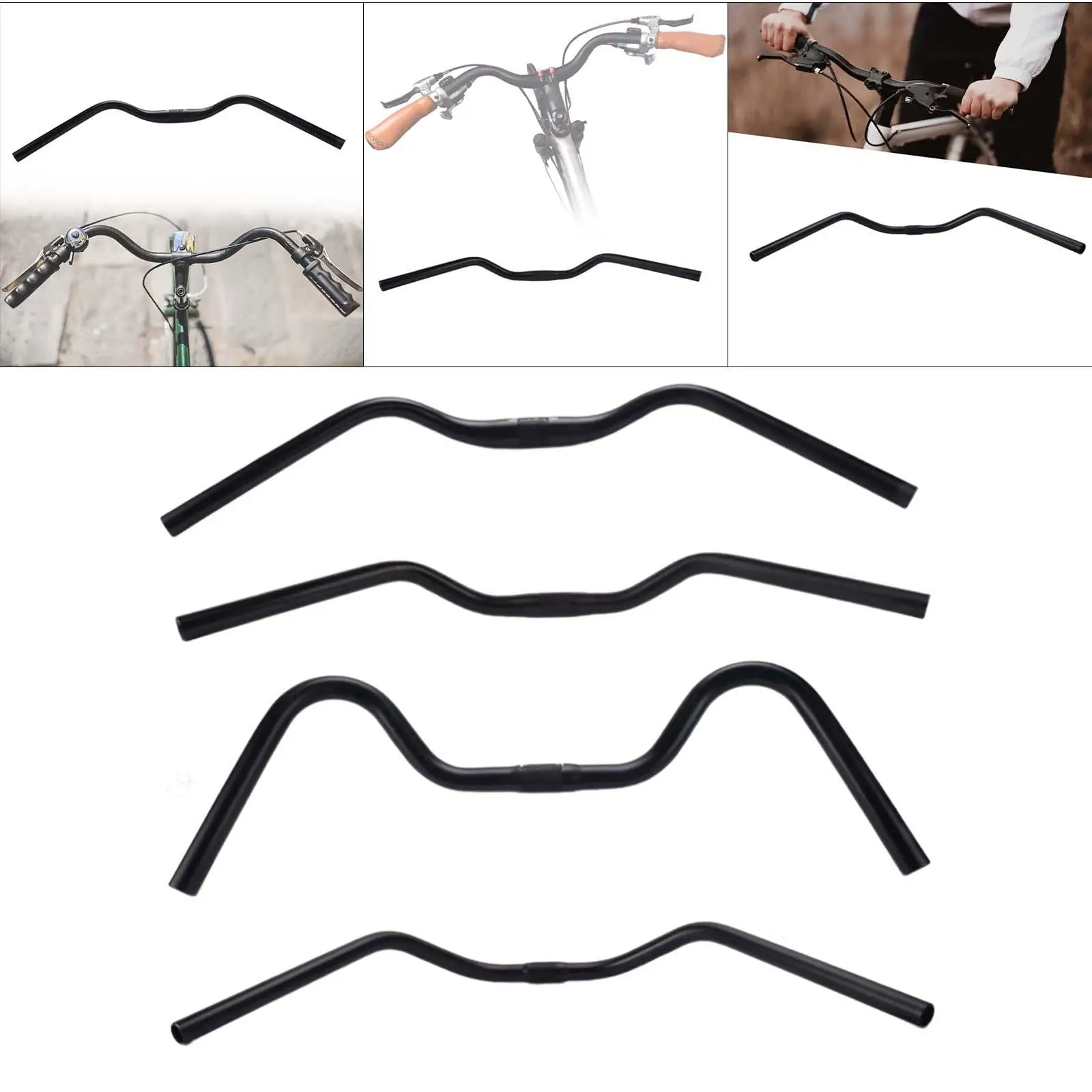 Flat Bar M Handlebar Cycling Accessories Comfortable Bike Handlebar for Outdoor Riding Cycling Mountain Bikes City Bikes