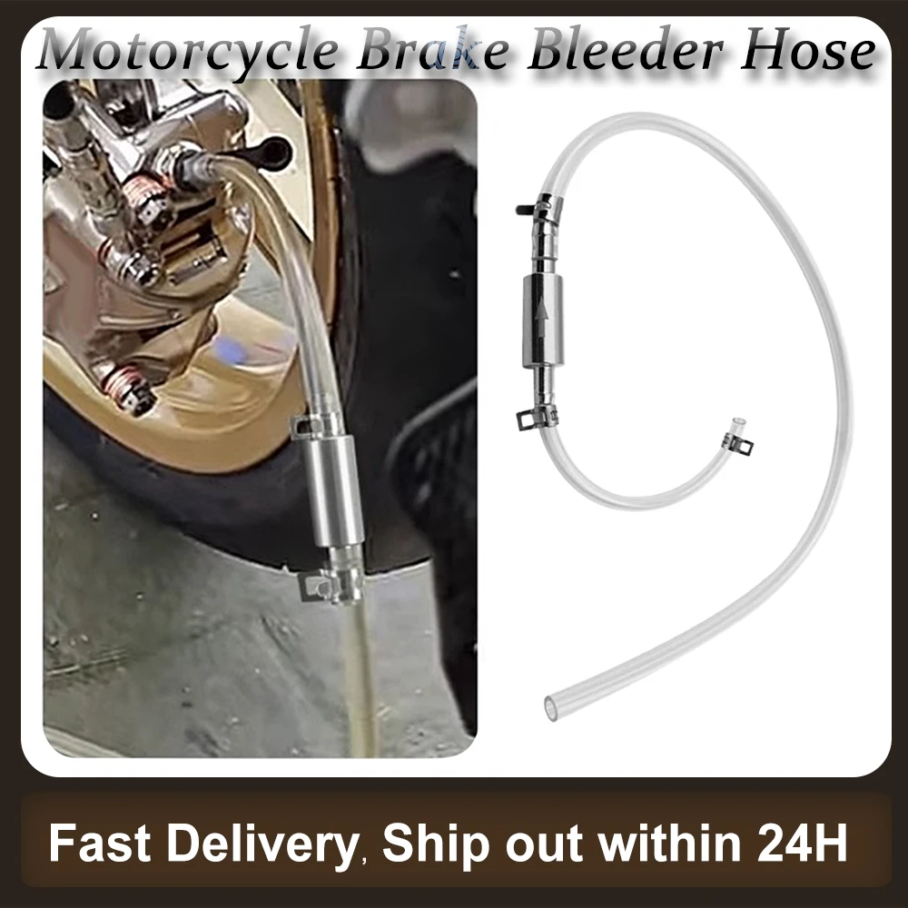 

Motorcycle Brake Bleeding Hose Motorcycle Clutch Brake Bleeder Hose Clutch Exhaust Pipe Car Accessories For Upgrade Hydraulic