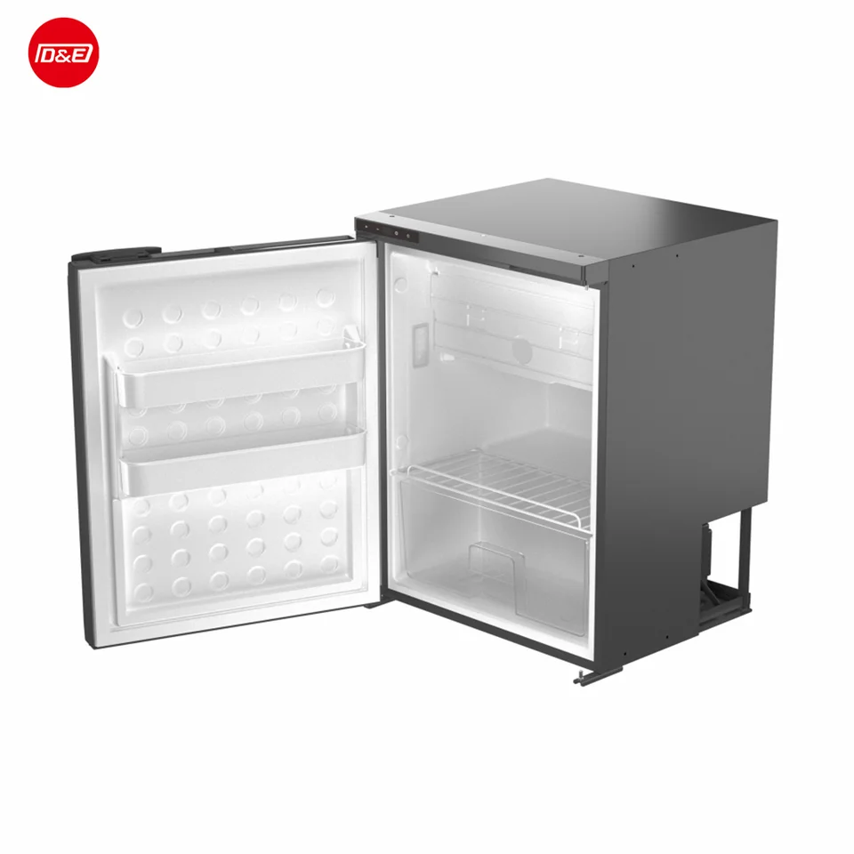 CR50 12ボルト RV冷蔵庫 50L ボート冷蔵庫 キャンプ用 ポータブル 車載冷凍庫 AC/DCコンプレッサー式冷蔵庫