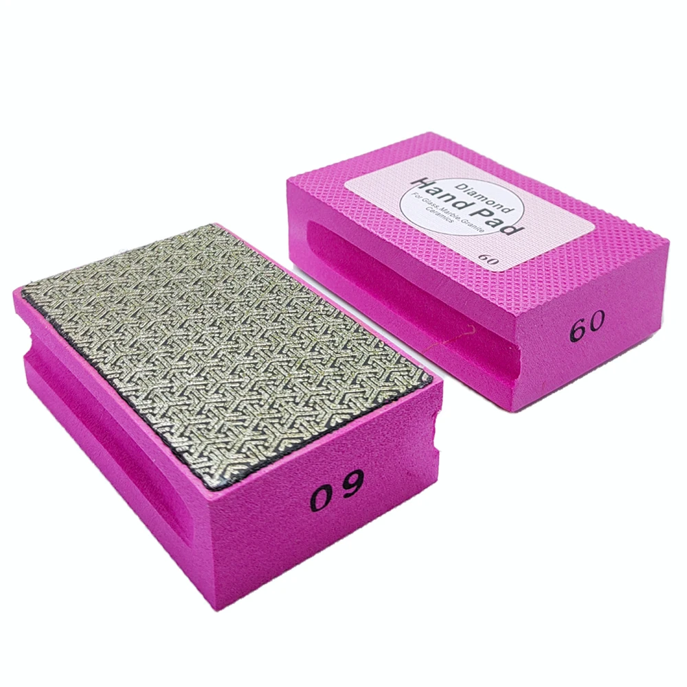 4 Pcs /Set Diamond Hand Sanding Pads For Tile Glass Abrasive Grinding Stone Marble Ceramic Abrasive Tool