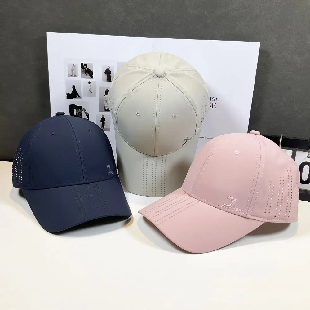 

Polyester Mesh Baseball Hats Washable Adjustable Sport Duck Tongue Cap Sun Protection Letters Quick Drying Baseball Caps