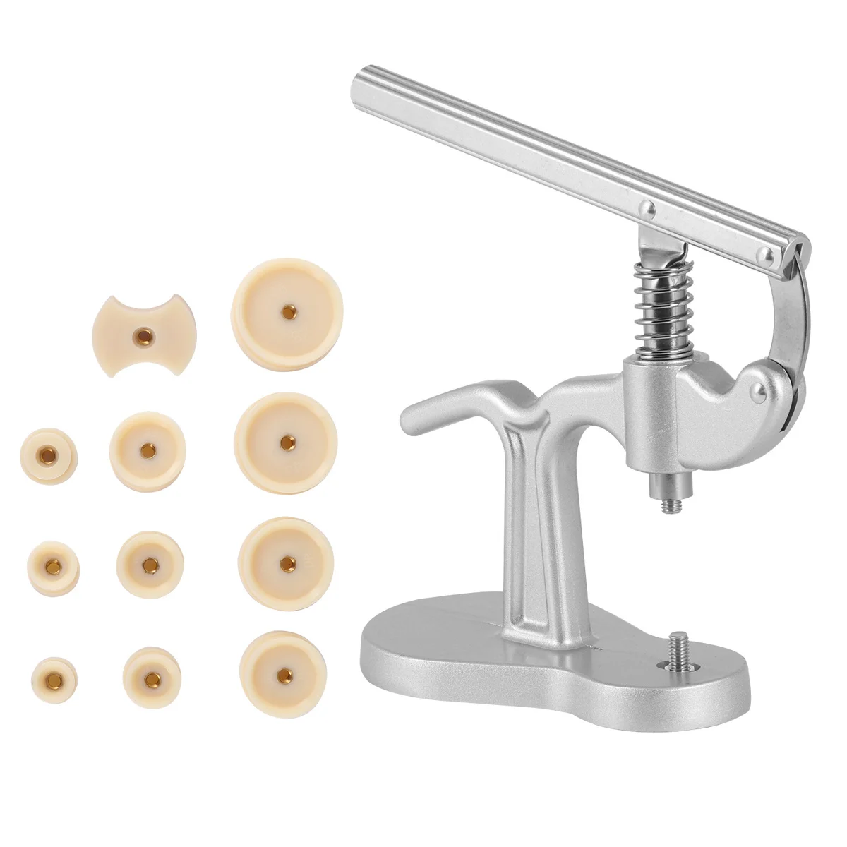 

1Pcs Watch Back Cover Press Tool Heavy Duty Watch Repair Press Machine Smooth Operation Steel Dies Ideal for Watchmakers Quick