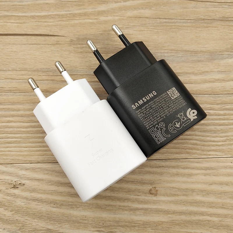 سامسونج 25 واط شاحن فائق السرعة Usb نوع C Cargador محول ل غالاكسي S25 F12 F13 F14 F15 F52 F55 M34 M55 محول A24 A16 A36 5G