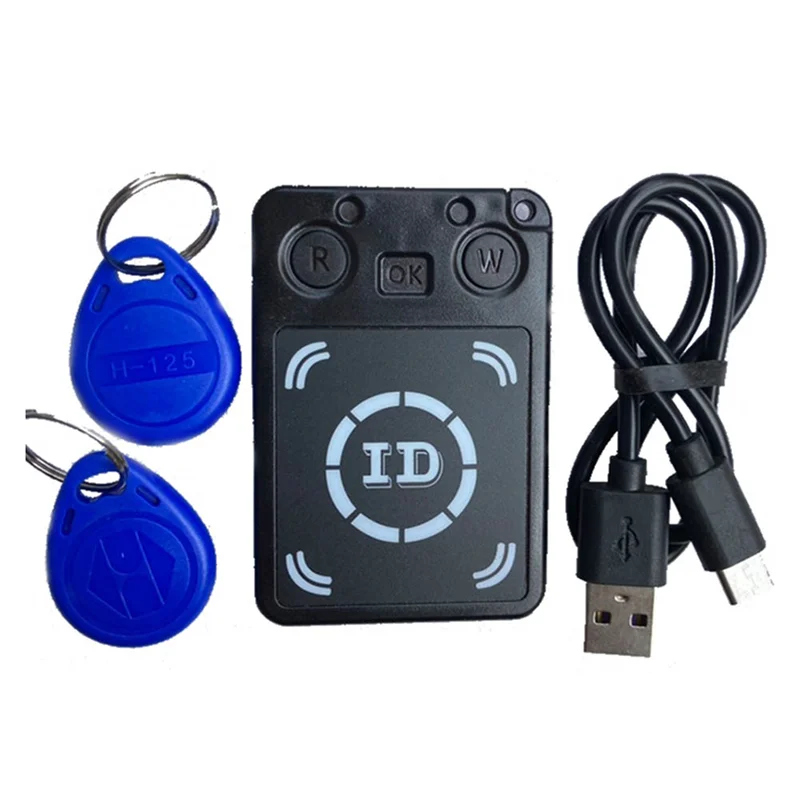 Мини 125 кГц RFID-программатор Дубликатор копир писатель считыватель писатель клонер идентификационных карт и перезаписываемый ключ