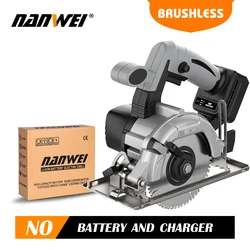 Industrial power tools 2.0Ah rechargeable battery electric cordless circular saw machines for wood cutting