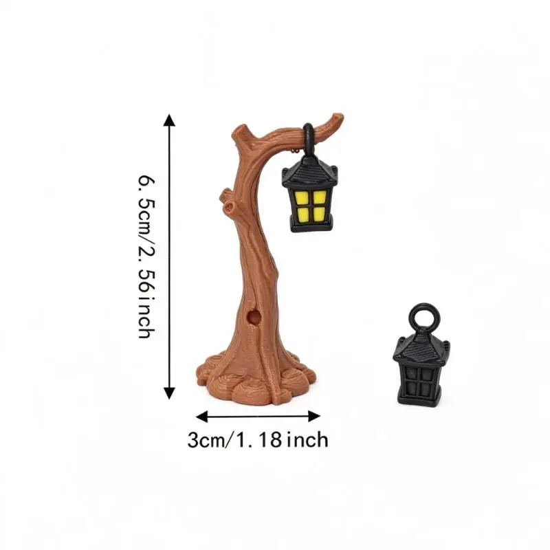 Micro Landscape 3D Tree Night Light 1Pcs Waterproof Plastic Ornament for Patio Balcony Courtyard Home Decoration