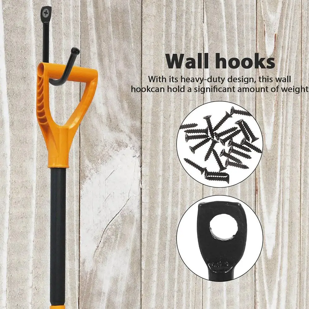 10PCS Retro Metal Hooks with Screws Wall Mounted Hooks Gardening Tool for Hanging Coat/towel/Key/Hat/Clothes Hardware Tool