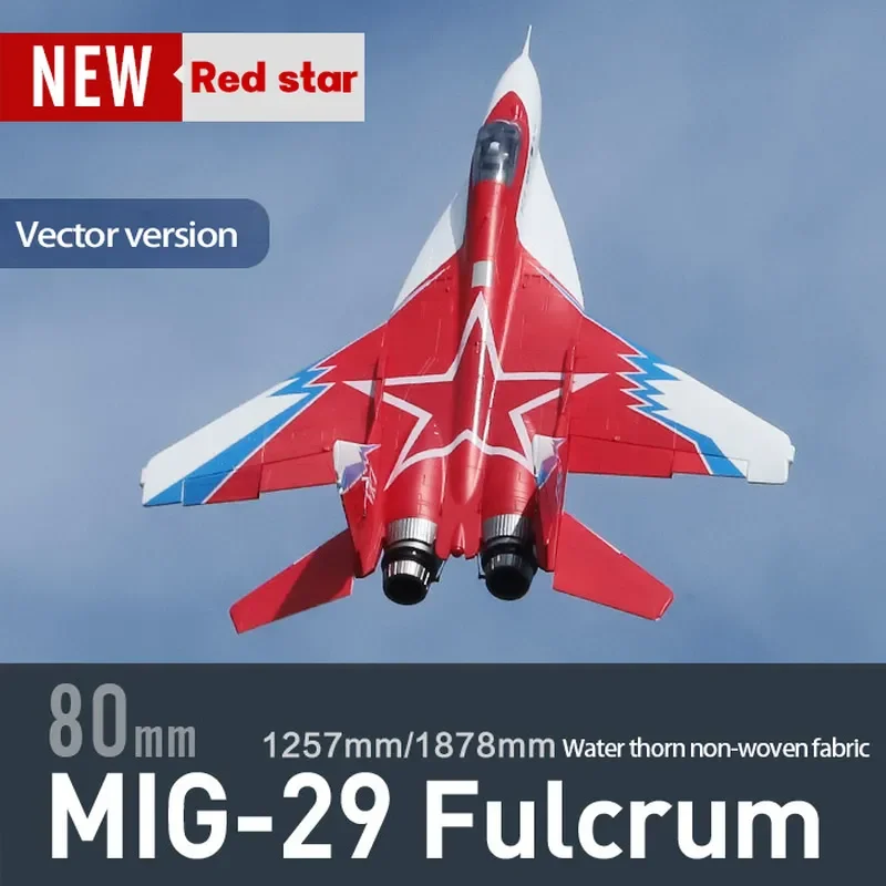 Freewing Mig-29 Mig29  Fulcrum Double 80mm Edf Jet Model Plane Aircraft Hobby Fixed Wing Rc Airplane Gifts