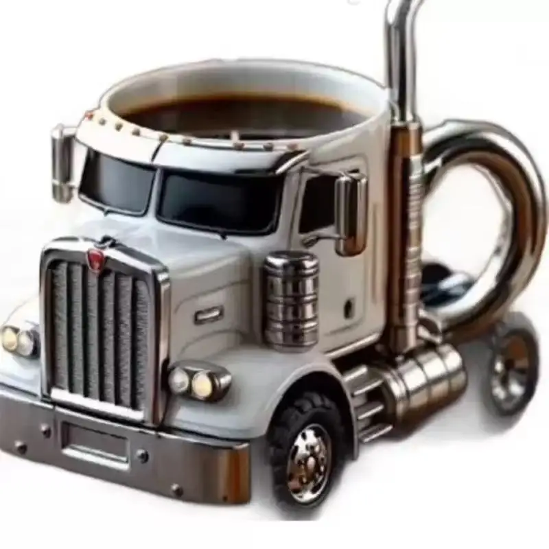 Desktop Car Ornaments, High-end Niche Truck Cups, Creative Living Room Decoration Resin Crafts