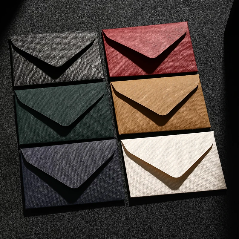 30pcs 11x7.5cm Envelopes for Wedding 300g Texture Paper Invitation Small Business Stationery Supplies Storage Postcard Bag