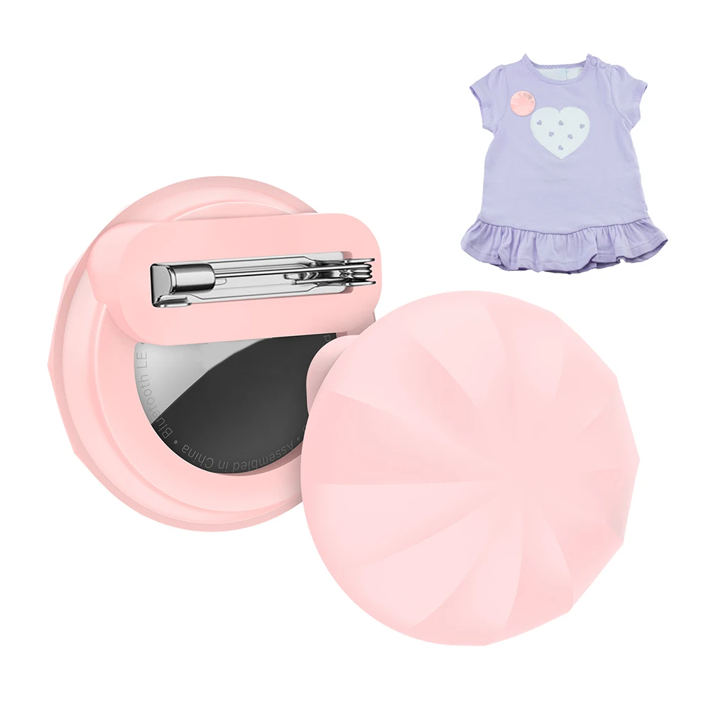 لحامل العلامات الهوائية مع دبوس أمان حافظة تعقب GPS مخفية غطاء حماية من السيليكون للأطفال المسنين والحيوانات الأليفة على ظهره الأمتعة