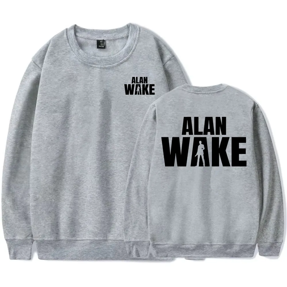 Bluza z długim rękawem Alan Wake 2 Crewneck Fleece Unisex Streetwear Casual z nadrukiem graficznym Pulowery Odzież męska i damska